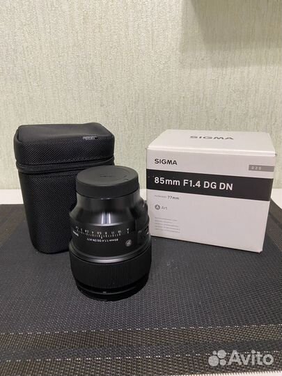 Sigma af 85mm f 1.4 dg dn art sony e