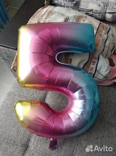 Шары цифры 3,4,5 на праздник