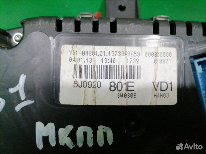 Щиток панель приборов Skoda Fabia хэтчбек