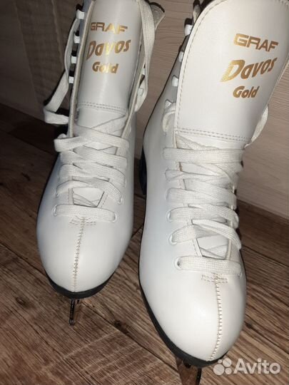 Фигурные коньки Graf Davos Gold 38 размер