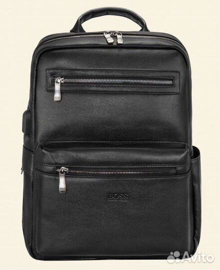 Кожаный рюкзак Hugo Boss Lux New
