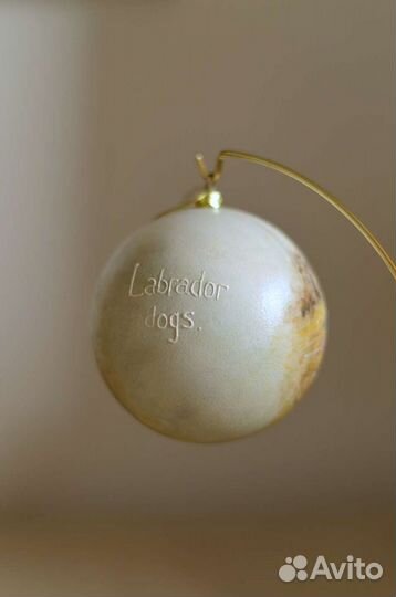 Елочный шар ручной работы 