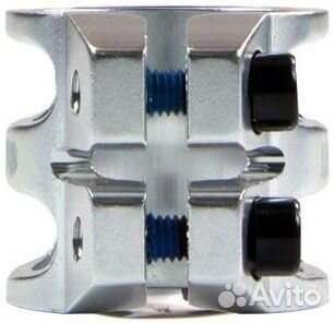 Зажим lucky Double Clamp Polished Soc914