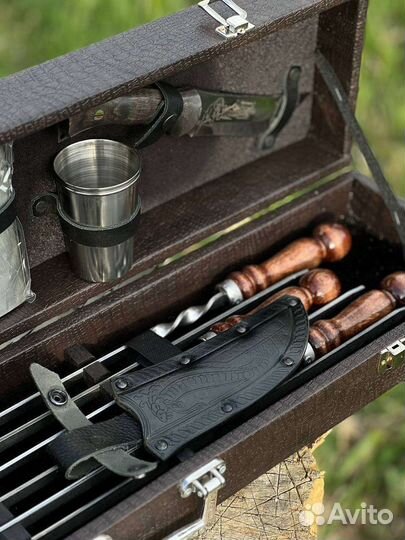 Шашлычный набор в кейсе