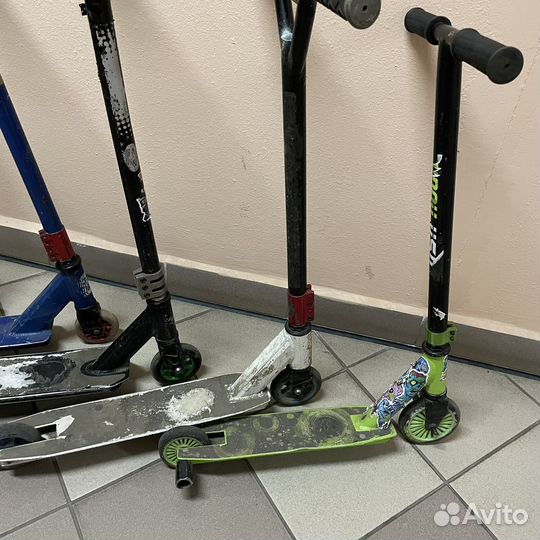 Трюковые самокаты на запчасти