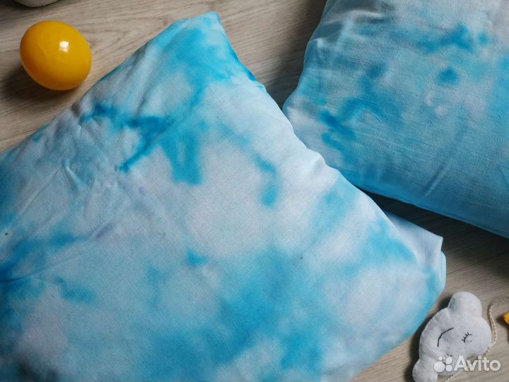 Наволочки Тай Дай, ручная работа, бязь хлопок