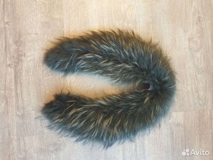 Воротник мех енота опушка