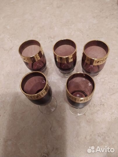 Рюмки.Чехия.Хрусталь Богемия. Отличный подарок