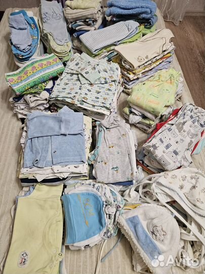 Вещи пакетом на мальчика 0-8 мес