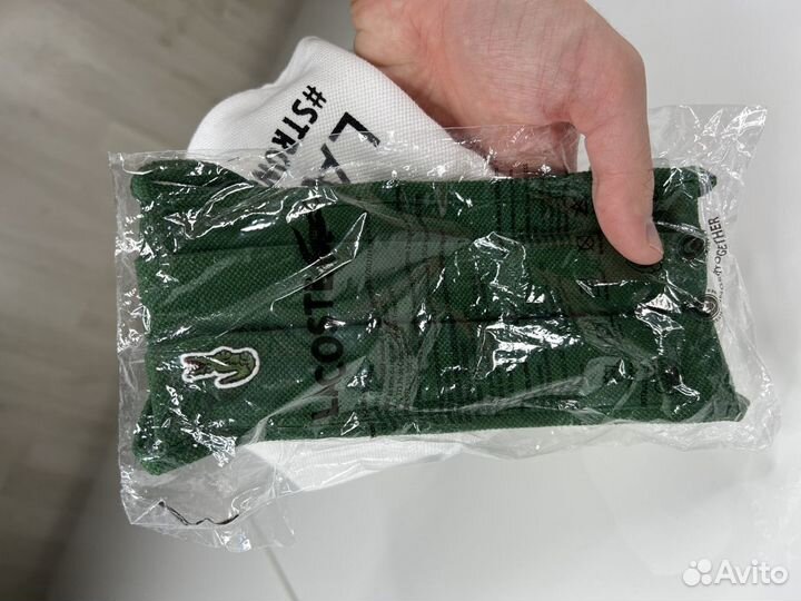 Защитная маска Lacoste оригинал зеленая запечатанн