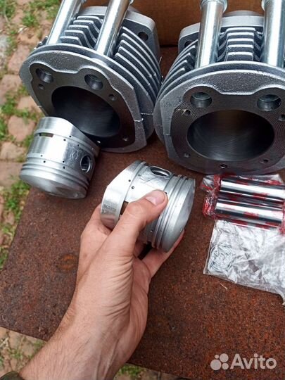Поршневая под 92 на мотоцикл урал, цилиндры поршни