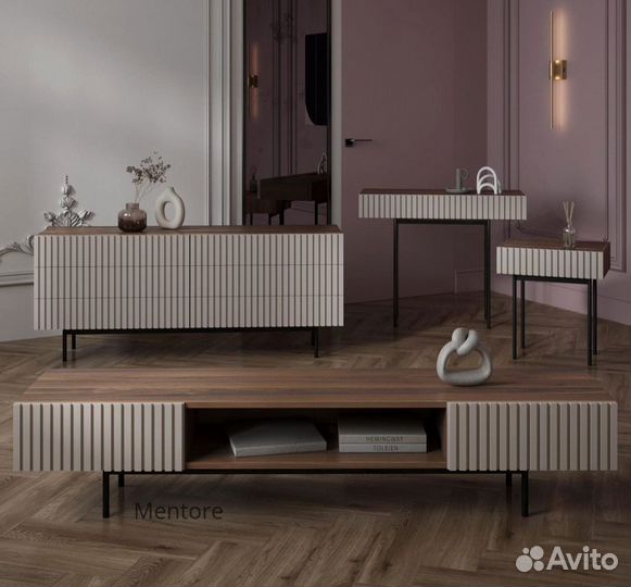 Тумба тв Batista дизайнерская / 1800х400х200 мм