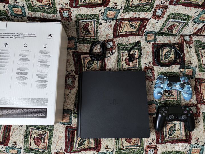 Sony PlayStation 4 Slim, Комплект, Очень Много Игр