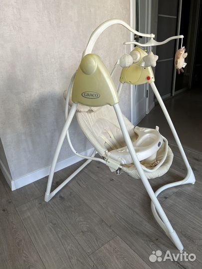 Детские электронные качели для новорожденных Graco