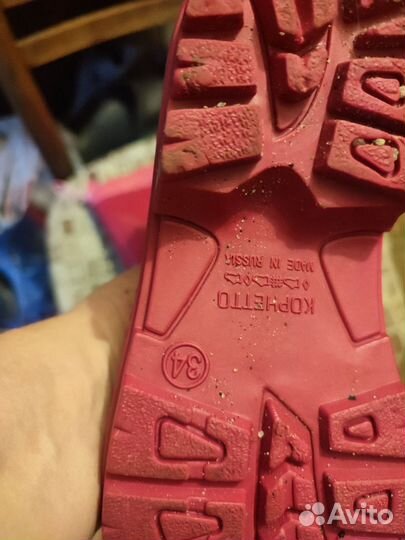 Детские резиновые сапоги