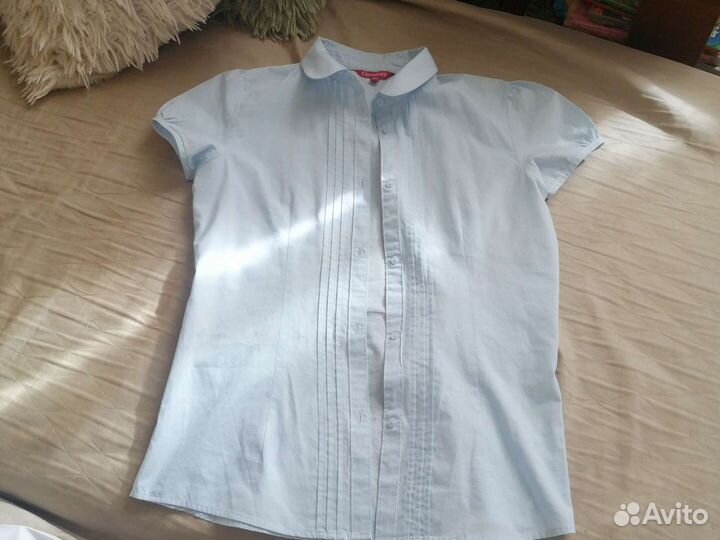 Рубашка школьная для девочки 152