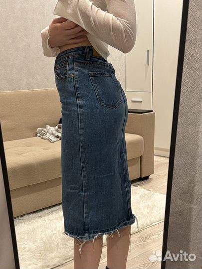 Джинсовая юбка