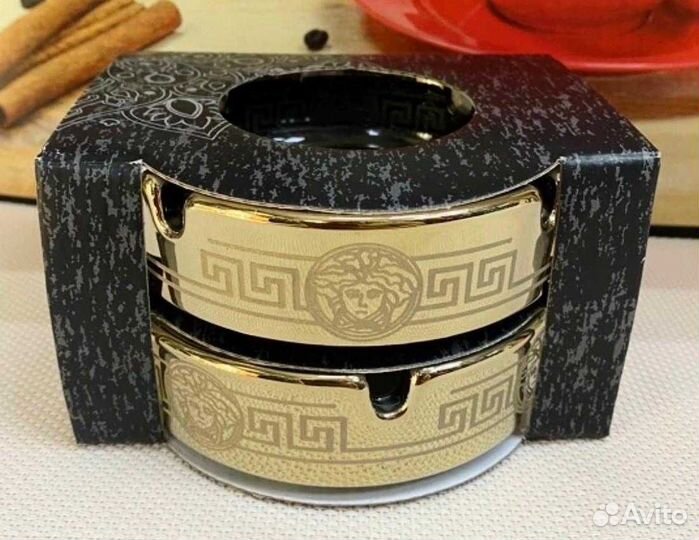 Набор из 2-х пепельниц Versace. Новый