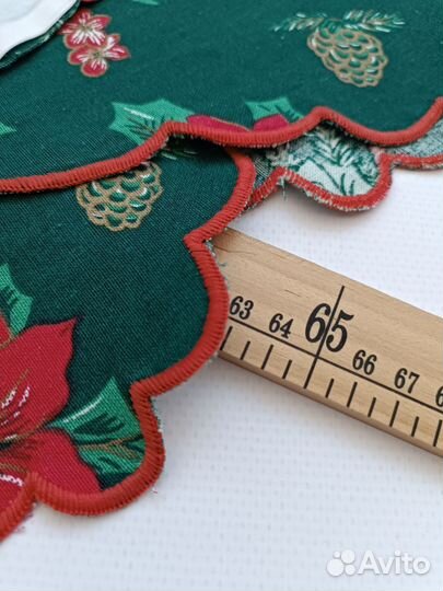 Тюль штора ламбрекен гардина новогодняя ткань