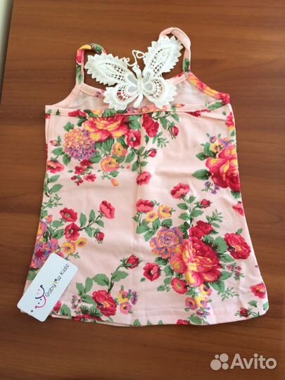 Новый топ - майка 100-110см