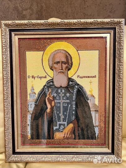 Икона Святой Сергий Радонежский