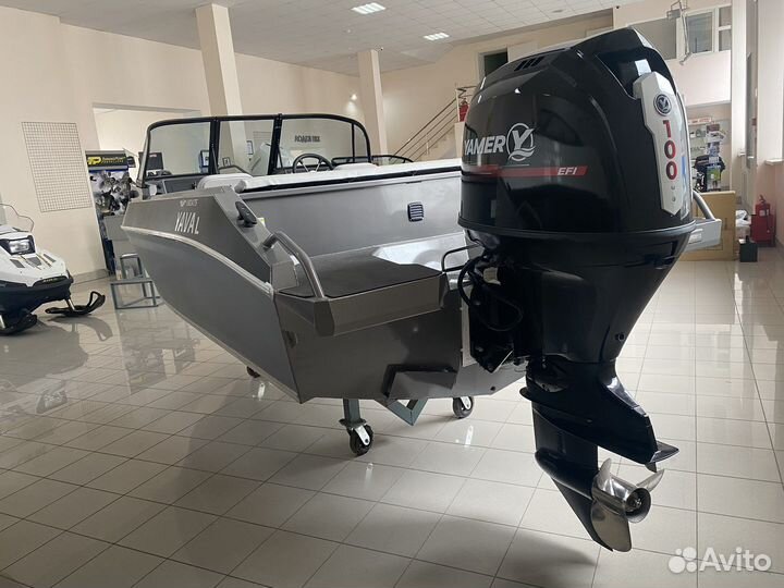 Лодка Волжанка Yava L fish с мотором yamer EF100