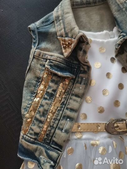 Платье для девочки 86 92