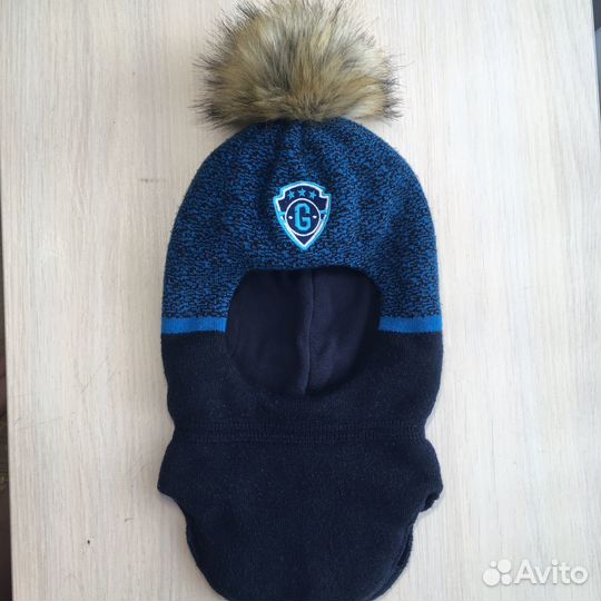 Шапка шлем для мальчика 52 54