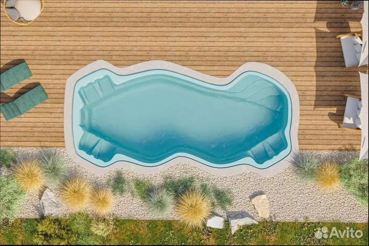 Композитный бассейн Калипсо premium