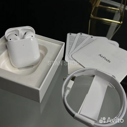 AirPods 2 premium (гарантия + бонус чехол)