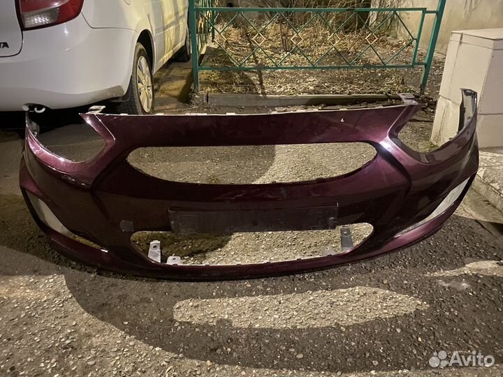 Бампер hyundai solaris