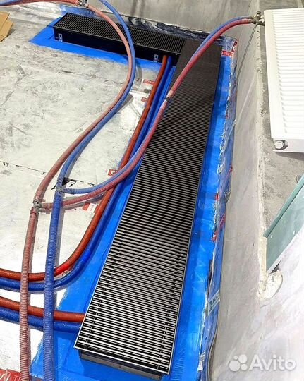 Конвектор внутрипольный водяной