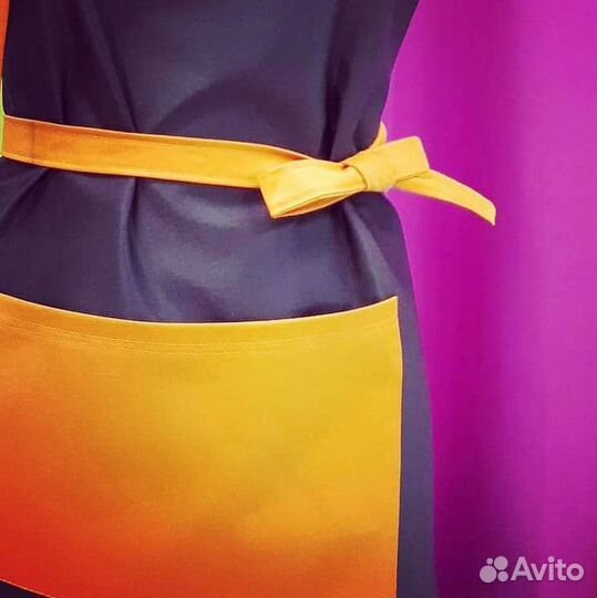 Фартук дизайнерский для кухни, персонала, кафе, ун