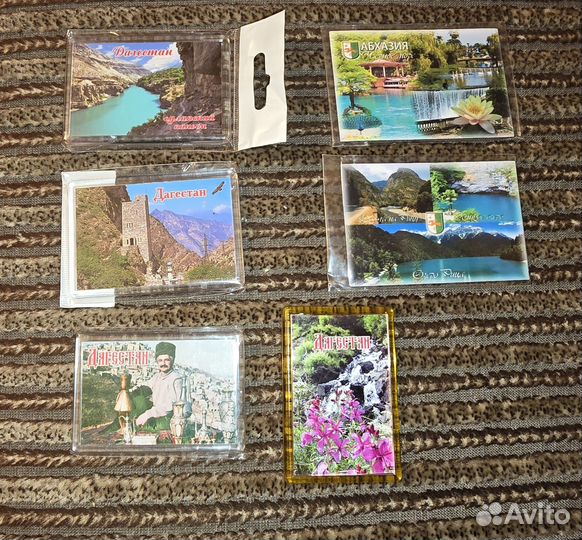 Сувенирные магниты из разных городов