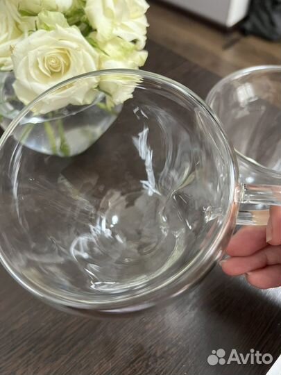 Набор кружек с двойными стенками для кофе и чая