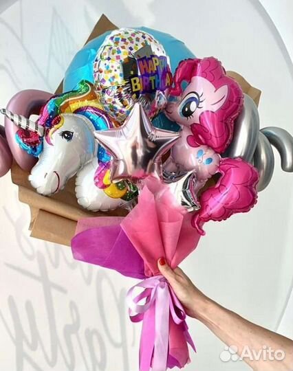 Крафт букеты,букеты гиганты из воздушных шаров