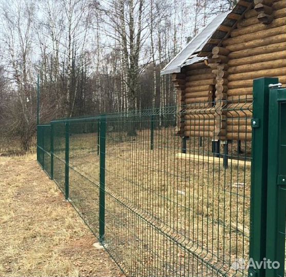 Забор из 3д сетки