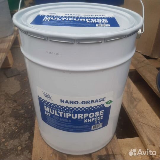 Смазка синяя Nano Grease Multipurpose HT 18кг ведр