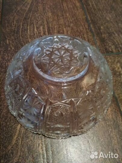 Салатник хрустальный