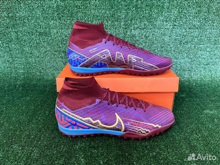 Бутсы сороконожки Nike Air Zoom Mercurial Vapor- X