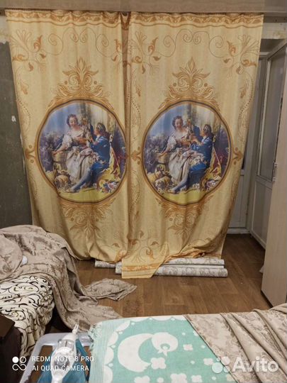 Комплект шторы и тюль