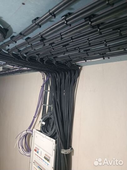 Бригада электромонтажников