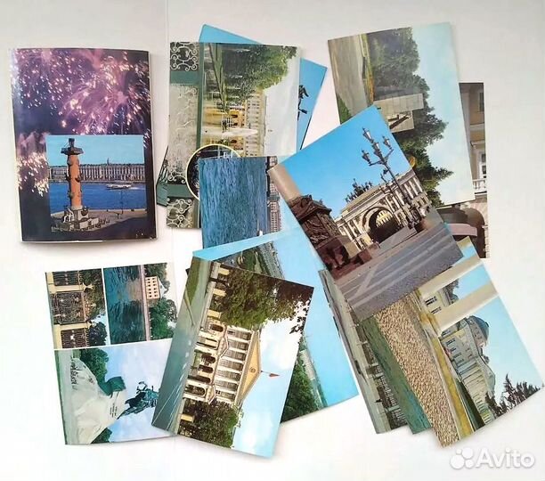 Набор открыток Ленинград. 1987 год. С опечаткой)