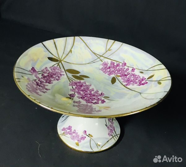 Ваза для фруктов Розовая сирень