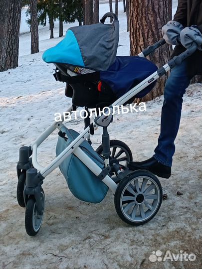 Детские коляски 3 в 1 бу трансформер