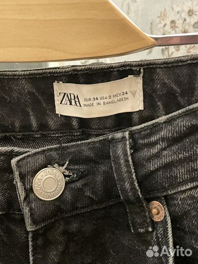 Джинсы zara 34