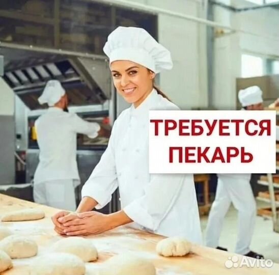 Пекарь/еженедельные выплаты