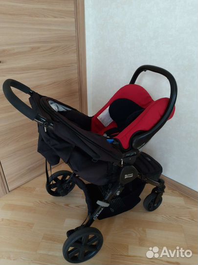 Коляска Britax с адаптерами и автокресло Romer 0+