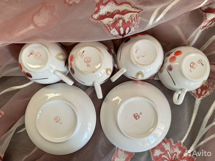 Чайные чашки с блюдцами СССР