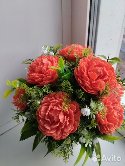 Букет из мыла ручной работы